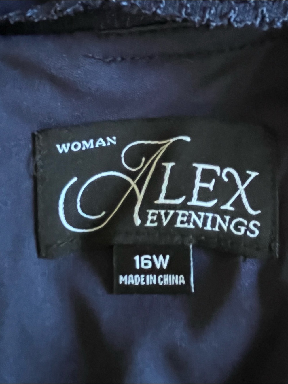 Alex Evenings Sequin Embellished Lace Top Gown Size 16W NWOT - Picture 12 of 14